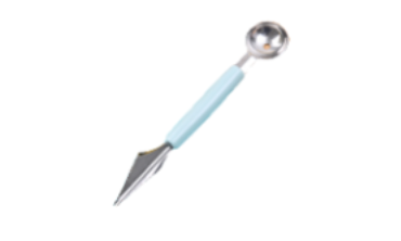 Stainless steel fruit scoop, watermelon slicer, fruit ball scoop, ice cream scoop, fruit cutting and dividing tool, decorative knife