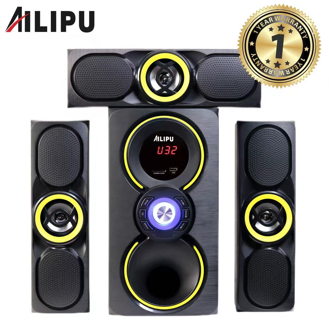 AILIPU 3.1 WOOFER Pro+ KL-6310AD woofer speaker system Multimedia Speaker Output Power 45W+15W*3 Subwoofer Bluetooth Cinema Home theater System Bluetooth Hi-Fi【HOT】