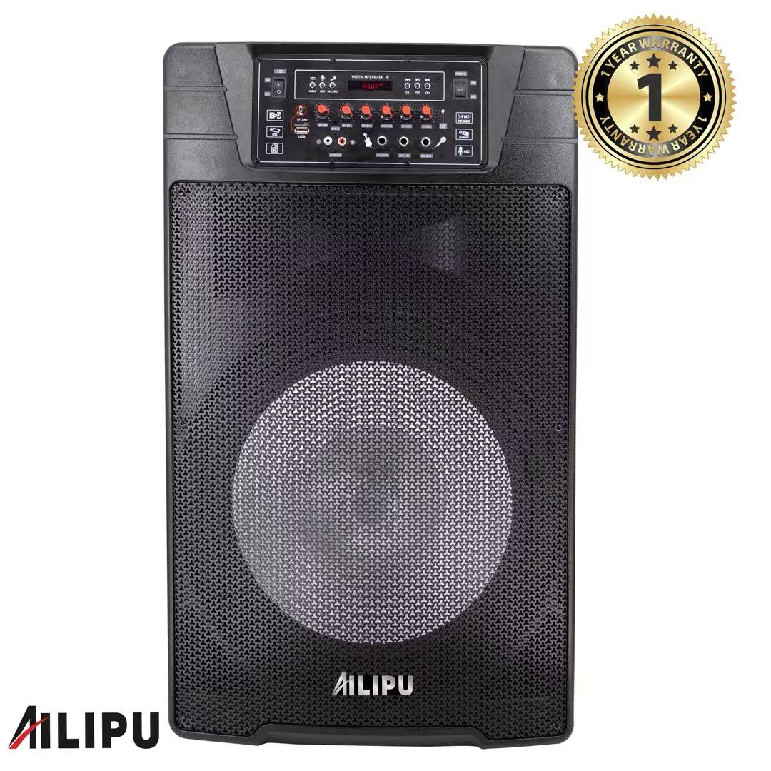 AILIPU KL-3510D 15inch SPEAKER RECHARGABLE PARTY BOX PORTABLE SPEAKER with LED Display & Dual Wireless Microphones🔥🔥🔥🔥