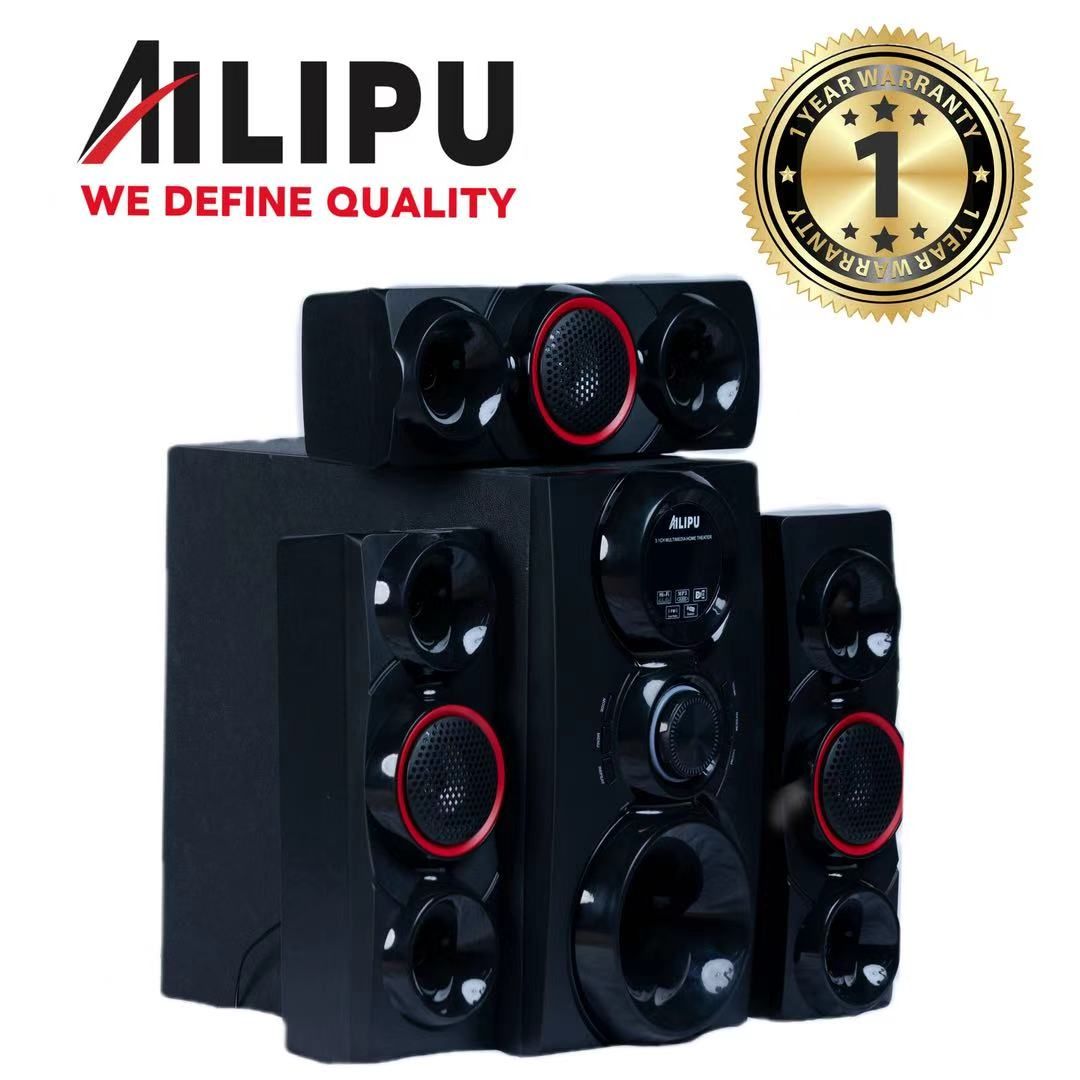 【NEW】AILIPU  KL-8301AD 3.1 8in WOOFER Pro+ 60w+18w*3 woofer speaker system Multimedia Speaker Output Power Subwoofer Bluetooth Cinema Home theater System Bluetooth Hi-Fi