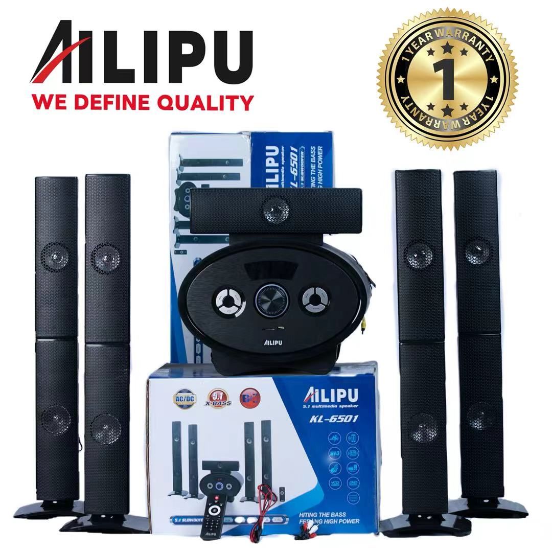 【NEW】AILIPU  KL-6501AD 5.1 6.5in WOOFER Pro+ woofer speaker system Multimedia Speaker Output Power Subwoofer Bluetooth Cinema Home theater System Bluetooth Hi-Fi