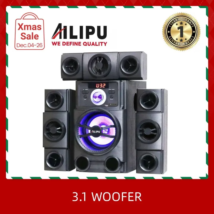 AILIPU KL-6305AD 3.1CH SPEAKER Woofer Subwoofer Bluetooth Cinema Home theater System Bluetooth Hi-Fi Speaker Speaker System  AC/DC Subwoofer Bluetooth USB/SD/FM Woofer [hot]