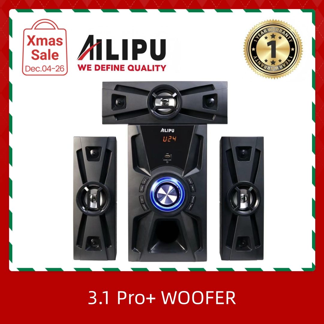 AILIPU KL-6309AD 3.1CH PRO+ Woofer Subwoofer Bluetooth Cinema Home theater System Bluetooth Hi-Fi Speaker Speaker System 45W+15W*3