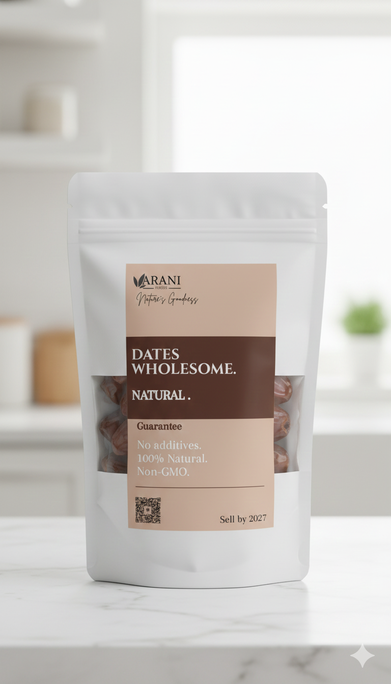 Arani Premium Medjool Dates (500g) - Soft, Sweet & All-Natural