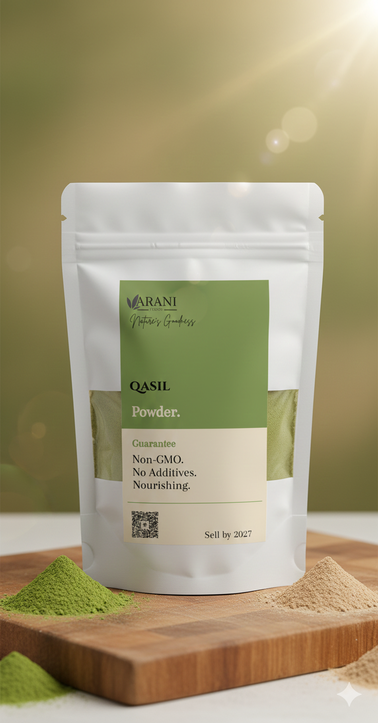 ARANI Pure Somali Qasil Powder - Natural Face Cleanser & Hair Mask