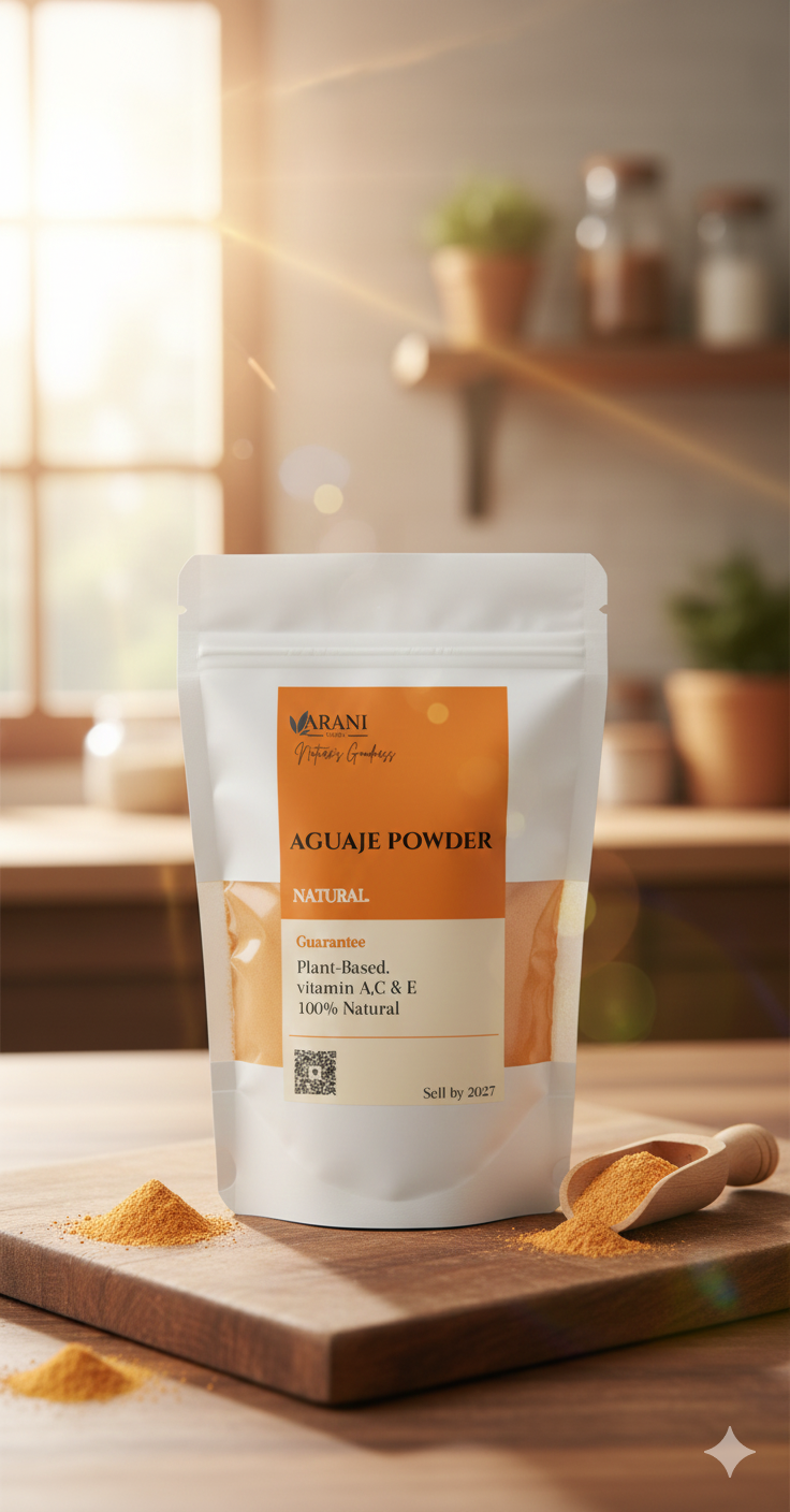 ARANI 100% Pure Aguaje Fruit Powder - Natural Feminine Curve & Hormonal Balance