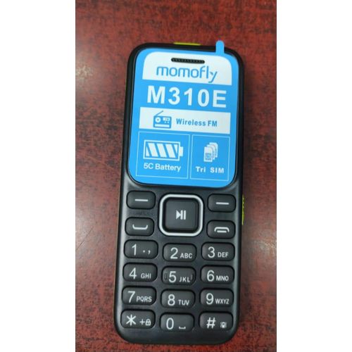 [ NEW ARRIVAL ] Momofly M310E 32 MB RAM featured phone Triple SIM Regular 5C Battery, 1.77 Inch display with Bluetooth connectivity Wireless FM and Bright Torch featured phones