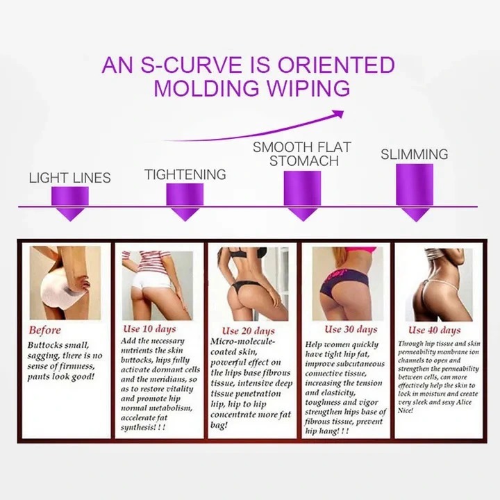 [ORIGINAL}{Special Offer] Butt & Hips enlargement oil cream Garlic Hip Lift Up Ass Oil Buttocks Enhancement Big Butt Hips Enlargement butt booster Cream 30ml As Picture 30ml