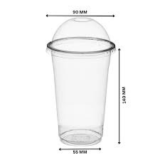 100pcs cups Plastic juice/ smoothie/cocktail Tumbler party event Cups with Lids for iced tea birthdays Cups Clear 300ml