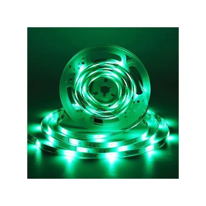 5m RGB Red,blue,green Flexible Snake Light Strip Kit With Remote Controller & Power Supply with  Double layer self-adhesive tape LED strips with high strength and high reliability.