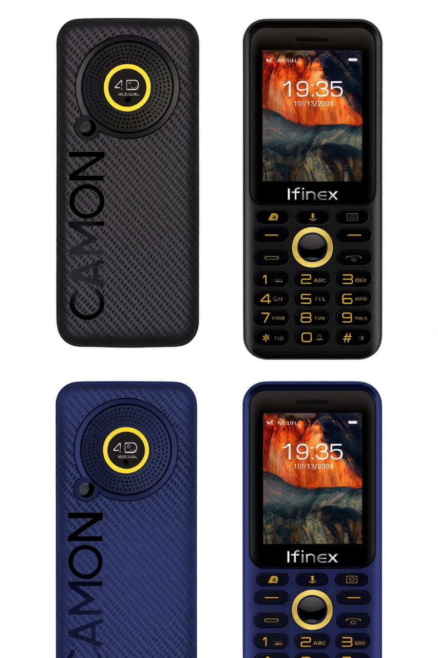 Ifinex N2000F FOUR(QUAD) SIM CARDS 2.8" BIG SCREEN DISPLAY 3300mAh battery capacity FEATURE PHONE WITH DUAL TORCH, HD CAMERA Bluetooth, Wireless FM, SD Slot button/katululu FEATURED PHONE