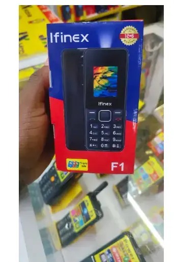 Ifinex F1 TRIPPLE SIM 1.77" INCH SCREEN DISPLAY 1200mAh battery capacity FEATURE PHONE WITH BIG TORCH, Bluetooth, Wireless FM, SD Slot button/katululu FEATURED PHONE