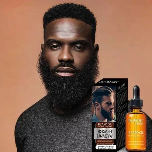 Dr. Rashel Men’s Beard Oil with Argan Oil & Vitamin E – Nourishing Growth Serum for Thick, Soft, Healthy Beard, Hydrating Grooming Oil for Conditioning, Strengthening & Shine