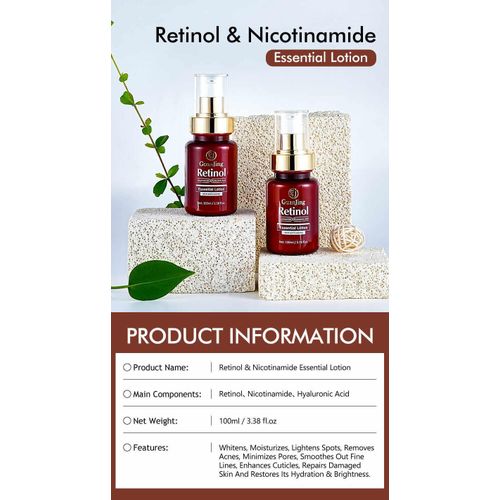 Guanjing Retinol Nicotinamide Hyaluronic Acid Essential Lotion for anti-aging skin