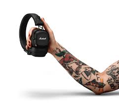 Brand New Marshall Major IV Wireless Headphones with Pure bass Sound Hands free calls Foldable design light weight earphones Head Set