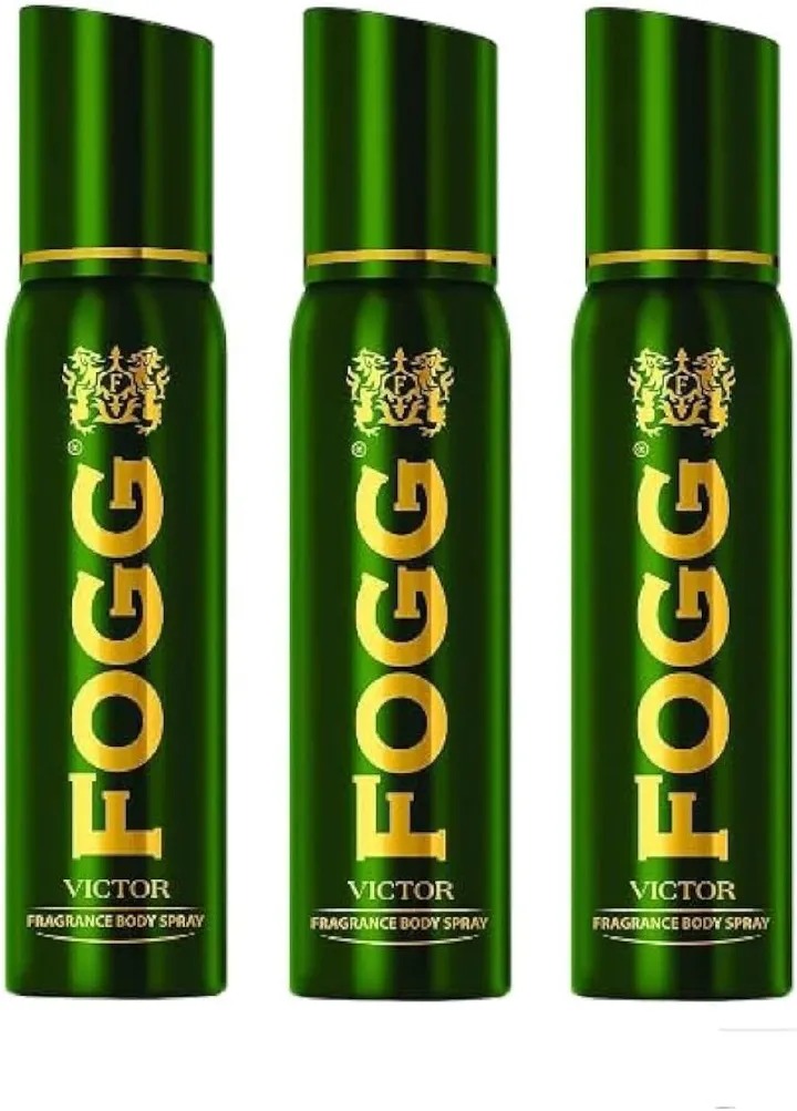 Fogg Victor 120ml No Gas Deodorant for Men, Long Lasting Perfume Fragrant Body Spray