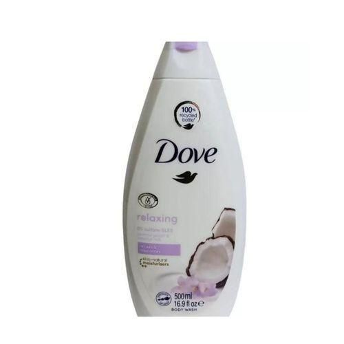 Dove Relaxing Coconut Milk And Jasmine Petals Body Wash 500ml nourish your skin while providing a calming shower experience