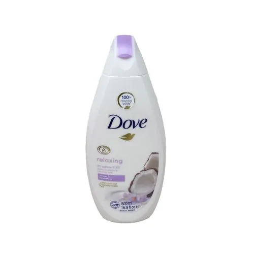 Dove Relaxing Coconut Milk And Jasmine Petals Body Wash 500ml nourish your skin while providing a calming shower experience