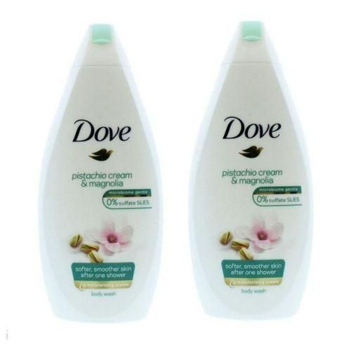 Dove Pistachio Cream & Magnolia Moisturizing Shower Gel for Soft Smooth Skin, Sulfate Free Body Wash 500ml