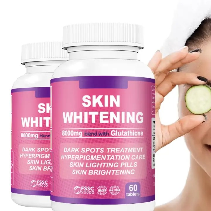 Daynee Skin Whitening Pills - Clears Dark Spot Glutathione Whitening Pills - Dark Spots & Acne Scar Remover - 5000g - Made in USA - Vegan Skin Bleaching Pills with Anti-Aging & Antioxidant Effect