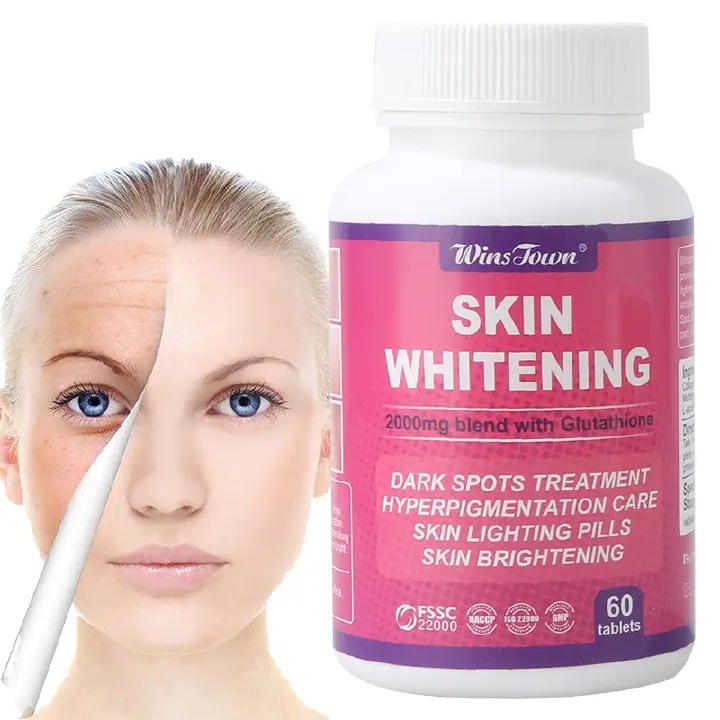 Daynee Skin Whitening Pills - Clears Dark Spot Glutathione Whitening Pills - Dark Spots & Acne Scar Remover - 5000g - Made in USA - Vegan Skin Bleaching Pills with Anti-Aging & Antioxidant Effect