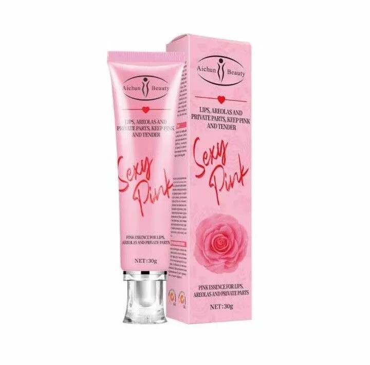 Aichun Beauty Sexy Pink Essence For Lips Areolas And Private Parts 30g - Pink Essence Sexy Pink Lips Rosy Tinted Lip Therapy Treatment Care Balm Lip Tint Pink Lips Areolas Private Parts