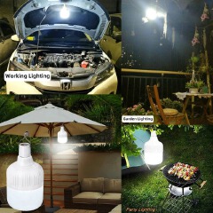 50W Dp light rechargeable USB bulb lamp-Rechargeable ,Super bright ,Portable ,Energy saving, Charging time.6 hours, lighting time. 6-8 hours, voltage 5v