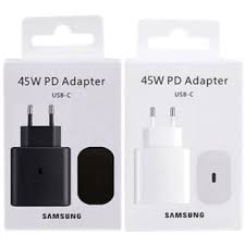 Original Samsung 45W PD SuperFast USB Type C-C Adapter  for Galaxy A17,A16,A07,A06,A26,A15,A25,A05,A05S,A06,S23FE With Type C Output - Adapter only