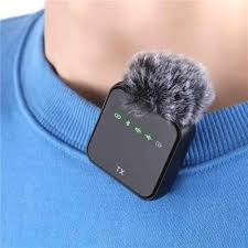 F11-2 3 in 1 Wireless Microphone, Noise Cancellation Wireless Mic for Youtubers, Video Recording, Facebook, Compatible with Type-C Android/iPhone/Cameras/Laptop