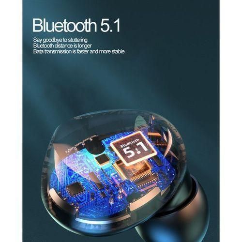 M10 Ear Buds Wireless Airpods M10, Bluetooth 5.1 Headphones In Ear, Bluetooth Earphones with Built-in Microphone, Wireless Ear Buds, Bluetooth Earbuds with Mic, USB Charging Case, Dual Connect