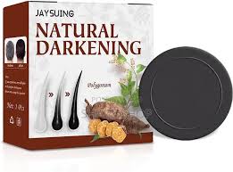 Disaar POLYGONUM Multiflorum NATURAL DARKENING Soap For Blacker Hair Repairs, Restores Shine, Blackening Soap ANTI Graying Grey Hair Shampoo