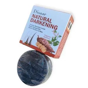 Disaar POLYGONUM Multiflorum NATURAL DARKENING Soap For Blacker Hair Repairs, Restores Shine, Blackening Soap ANTI Graying Grey Hair Shampoo