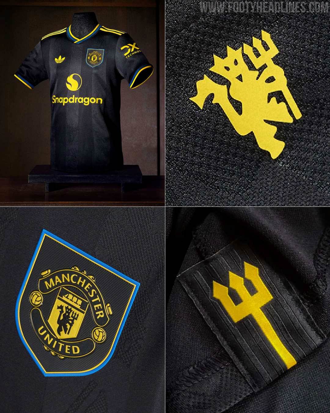 Manchester United 25/26 Third Black Jersey – Official Fan Edition | Red Devils Power | Play Bold, Wear Glory 🔥⚽