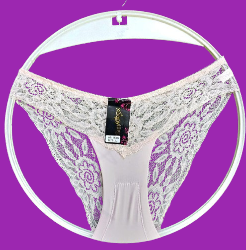 6PCS Full Lace Back Low-Rise Briefs for Women – Sexy, Soft & Breathable Comfort Panties