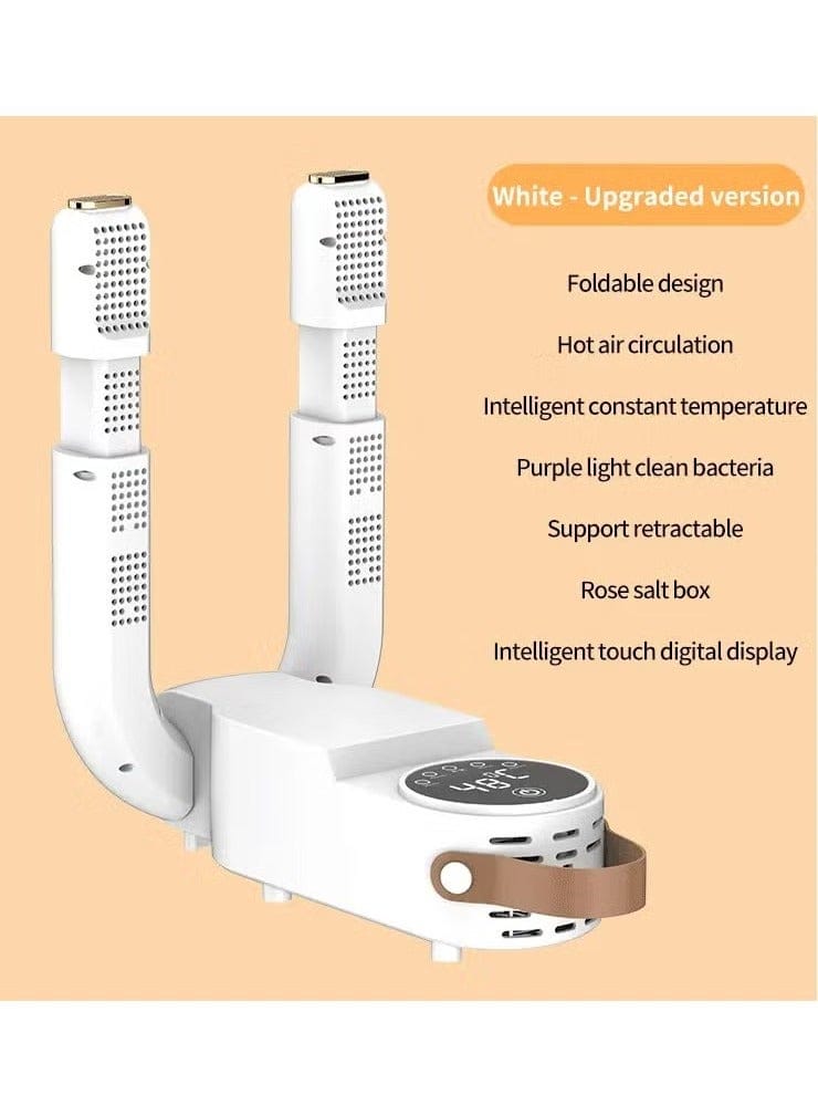 Foldable Electric Shoe Dryer – Fast Heating Portable Boot & Sneaker Dryer for Home Travel. Portable design, safe temperature control, perfect for home or travel.