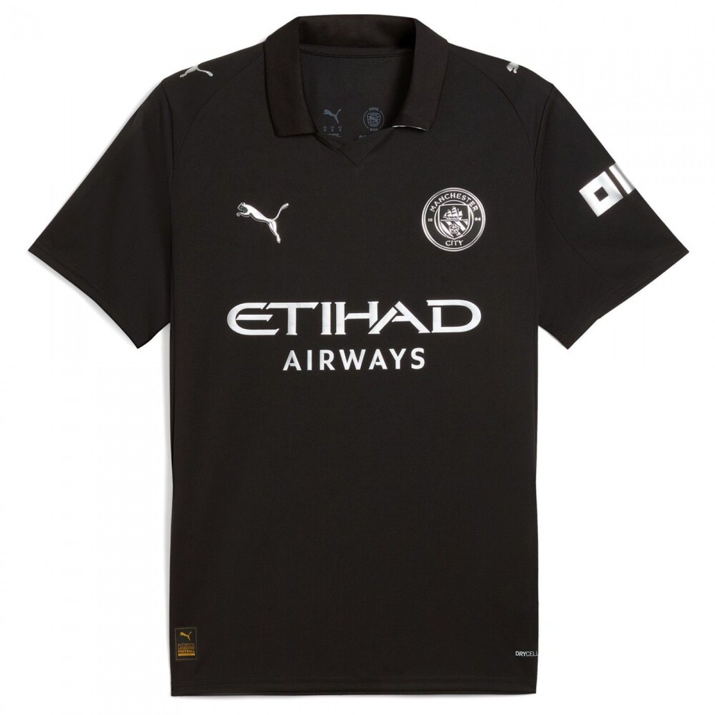 25/26 Manchester City Black Performance Jersey – Premium Breathable Sports Shirt for Football, Gym & Casual Wear