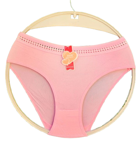 💥 Customer Favorite!!!  6PCS Women’s Cotton Panty with Breathable Hole-Pattern Waist – Soft Comfortable Everyday Brief. Lightweight, stretchy, and perfect for daily comfort.