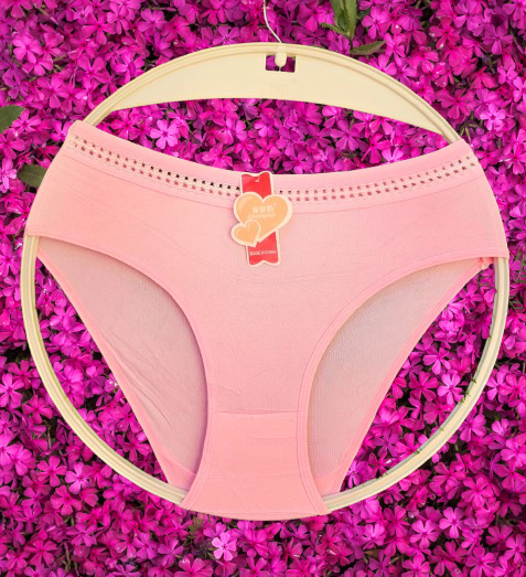 💥 Customer Favorite!!!  6PCS Women’s Cotton Panty with Breathable Hole-Pattern Waist – Soft Comfortable Everyday Brief. Lightweight, stretchy, and perfect for daily comfort.