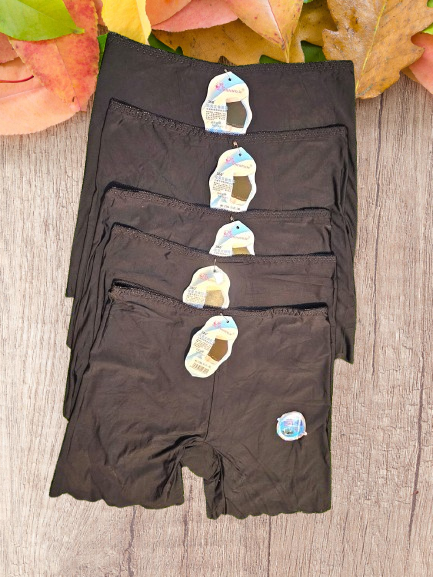 🖤 Hot Trend!!!  3PCS All Black Biker Shorts for Women – High Waist Soft Stretch Everyday & Gym Wear