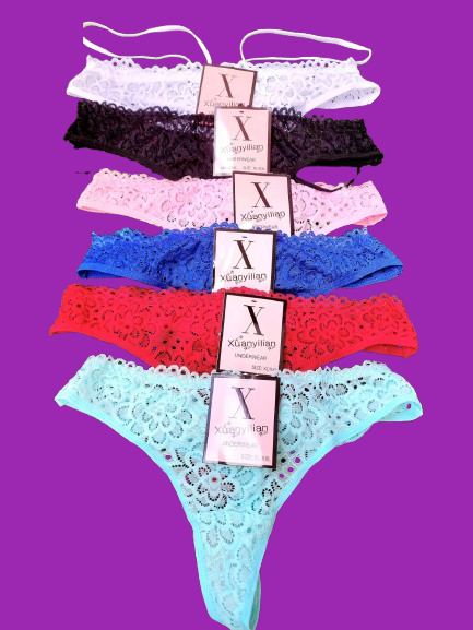 🔥 Sexy Lace String Thong Panty – Women’s Side-Tie G-String Underwear, Adjustable Waist Straps, Soft Breathable Lingerie 🆕