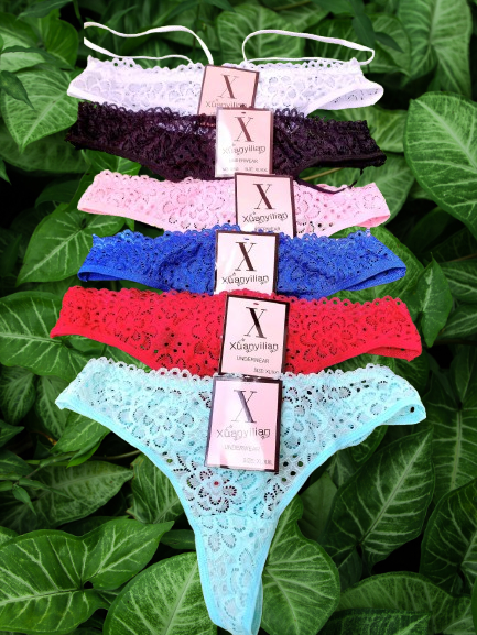 🔥 Sexy Lace String Thong Panty – Women’s Side-Tie G-String Underwear, Adjustable Waist Straps, Soft Breathable Lingerie 🆕