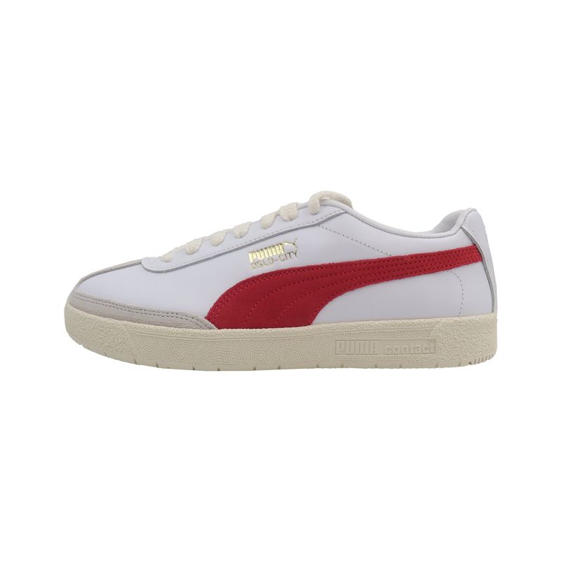 PUMA Clyde Low-top Unisex 5 Sports
Light weight, upper  premium leather, leather tongue, laced up with rubber sole for traction, With a breathable mesh lining and sock liner for comfort Sport Shoes