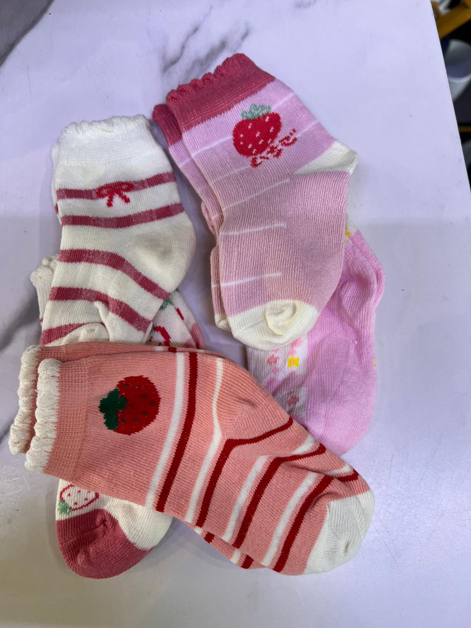 Adorable 5-Pair Socks Set for Toddlers (2–3 Years)
Keep little feet cozy and cute with this 5-piece socks set, specially designed for toddlers aged 2 to 3 years. Made from soft, breathable cotton