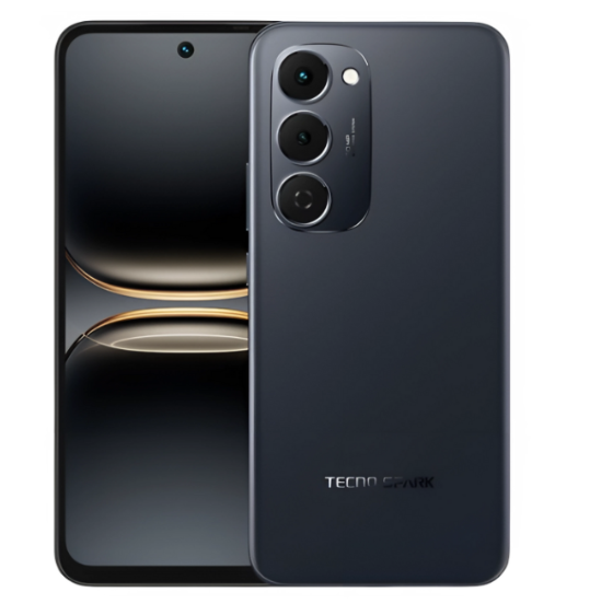 Hot Deal! Tecno Spark 40 Pro+ 8+256GB 6.7" 144Hz Curved AMOLED Display 50MP Camera 5200mAh Battery 45W Fast Charging Dual SIM IP64 Android 15 Freelink Communication Onscreen Fingerprint AI Smartphone