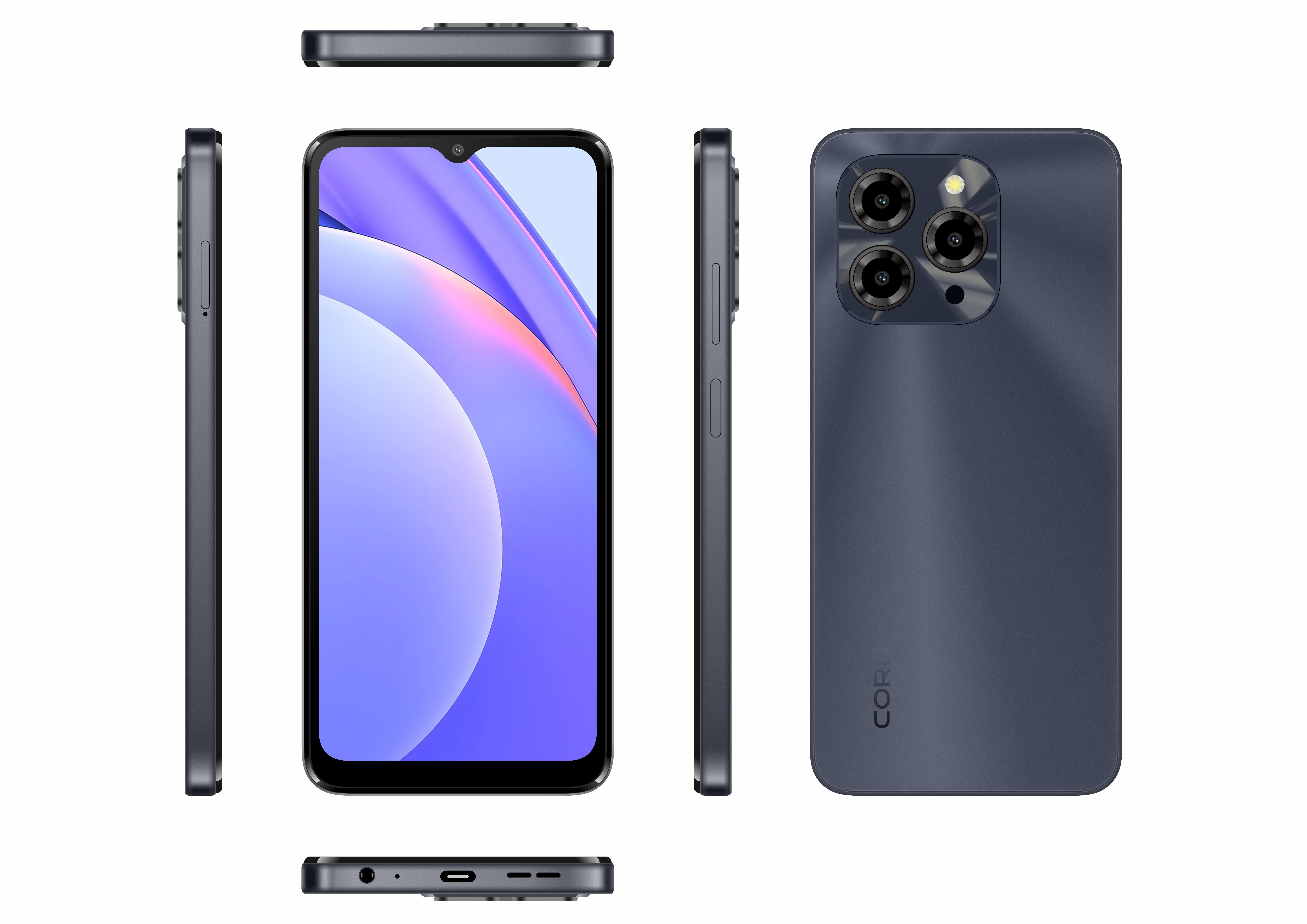 [Christmas Offer] CORN C16 PRO MAX 64GB Storage  5GB (2+3 Extended) RAM 6.6'' HD+ Waterdrop Screen 13MP Main +8MP Front Camera 5000mAh Battery Dual SIM Face ID GPS OTG Unlocked Android Smart Phone.