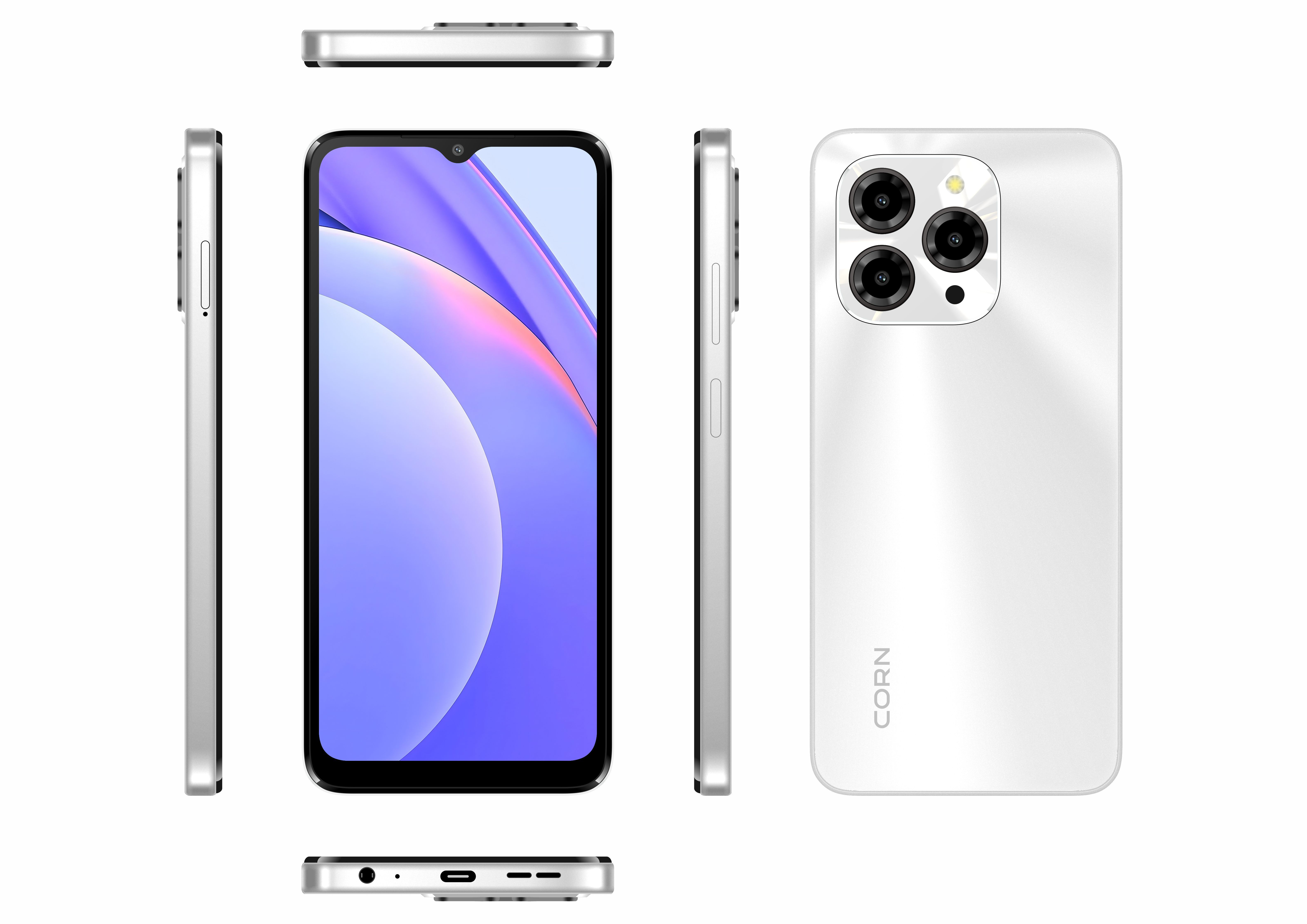 [Christmas Offer] CORN C16 PRO MAX 64GB Storage  5GB (2+3 Extended) RAM 6.6'' HD+ Waterdrop Screen 13MP Main +8MP Front Camera 5000mAh Battery Dual SIM Face ID GPS OTG Unlocked Android Smart Phone.