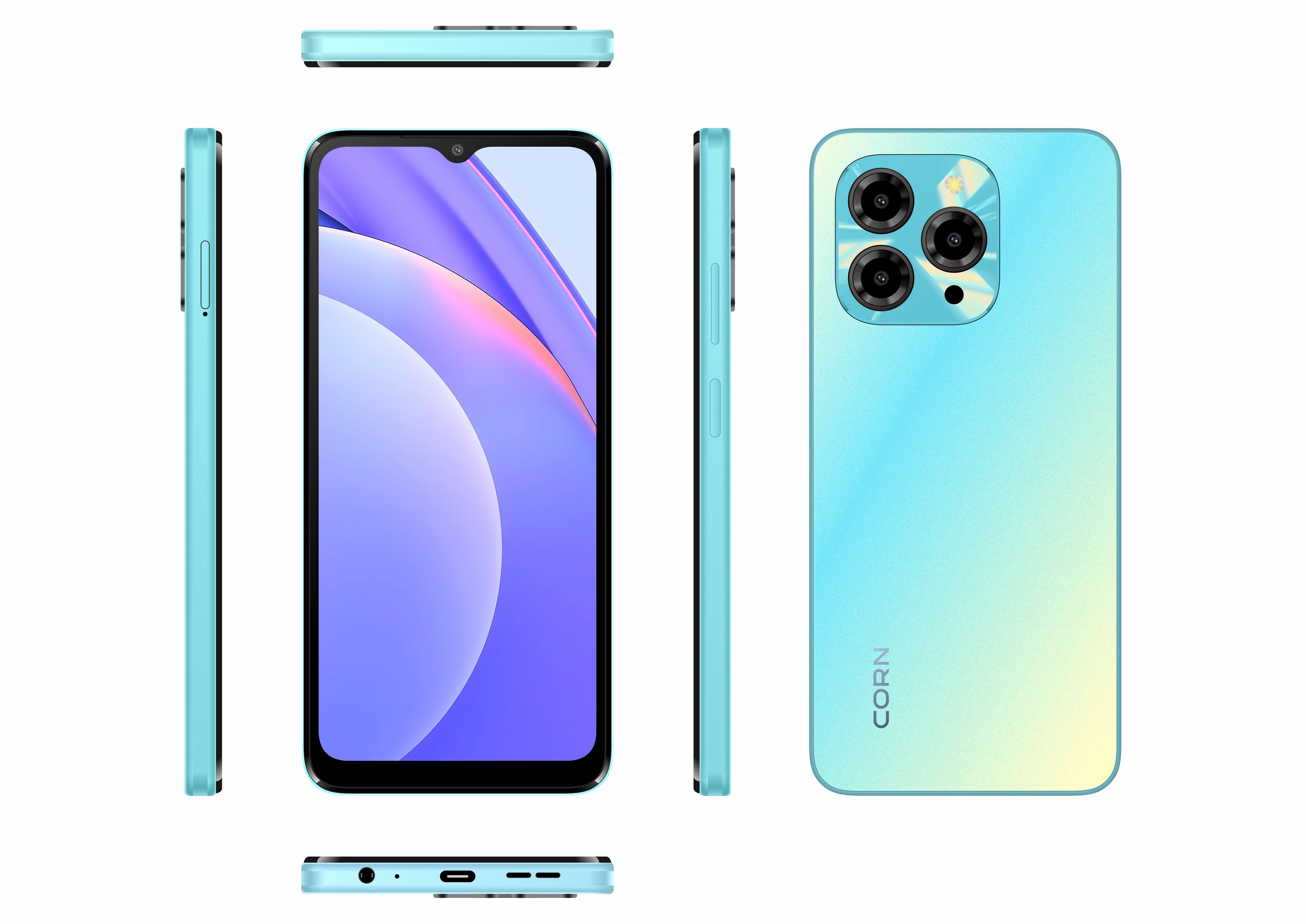 [Christmas Offer] CORN C16 PRO MAX 64GB Storage  5GB (2+3 Extended) RAM 6.6'' HD+ Waterdrop Screen 13MP Main +8MP Front Camera 5000mAh Battery Dual SIM Face ID GPS OTG Unlocked Android Smart Phone.