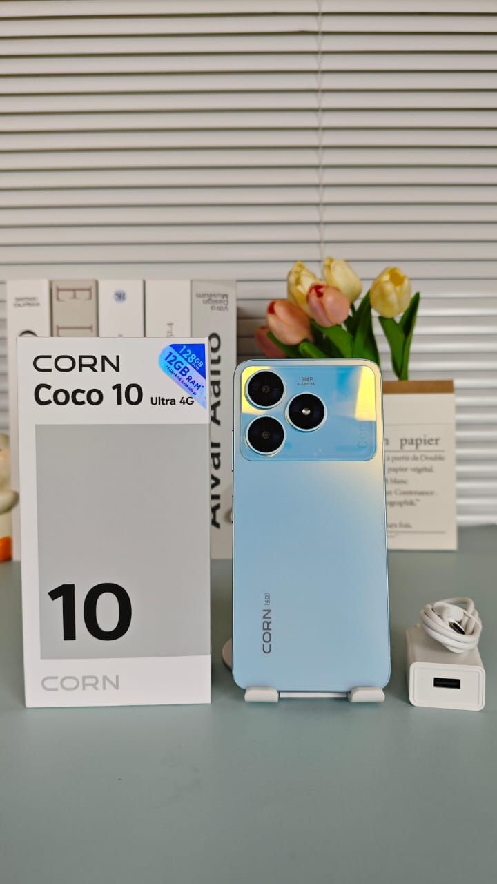 {EASTER SALES OFFERS} CORN COCO 10 ULTRA 128GB Storage Upto 12RAM (4+8) RAM 6.8'' Display 13MP Main +8MP Front Camera 5000mAh Strong Battery 4G Dual SIM Type-C Fast Charging Android Smartphone phones