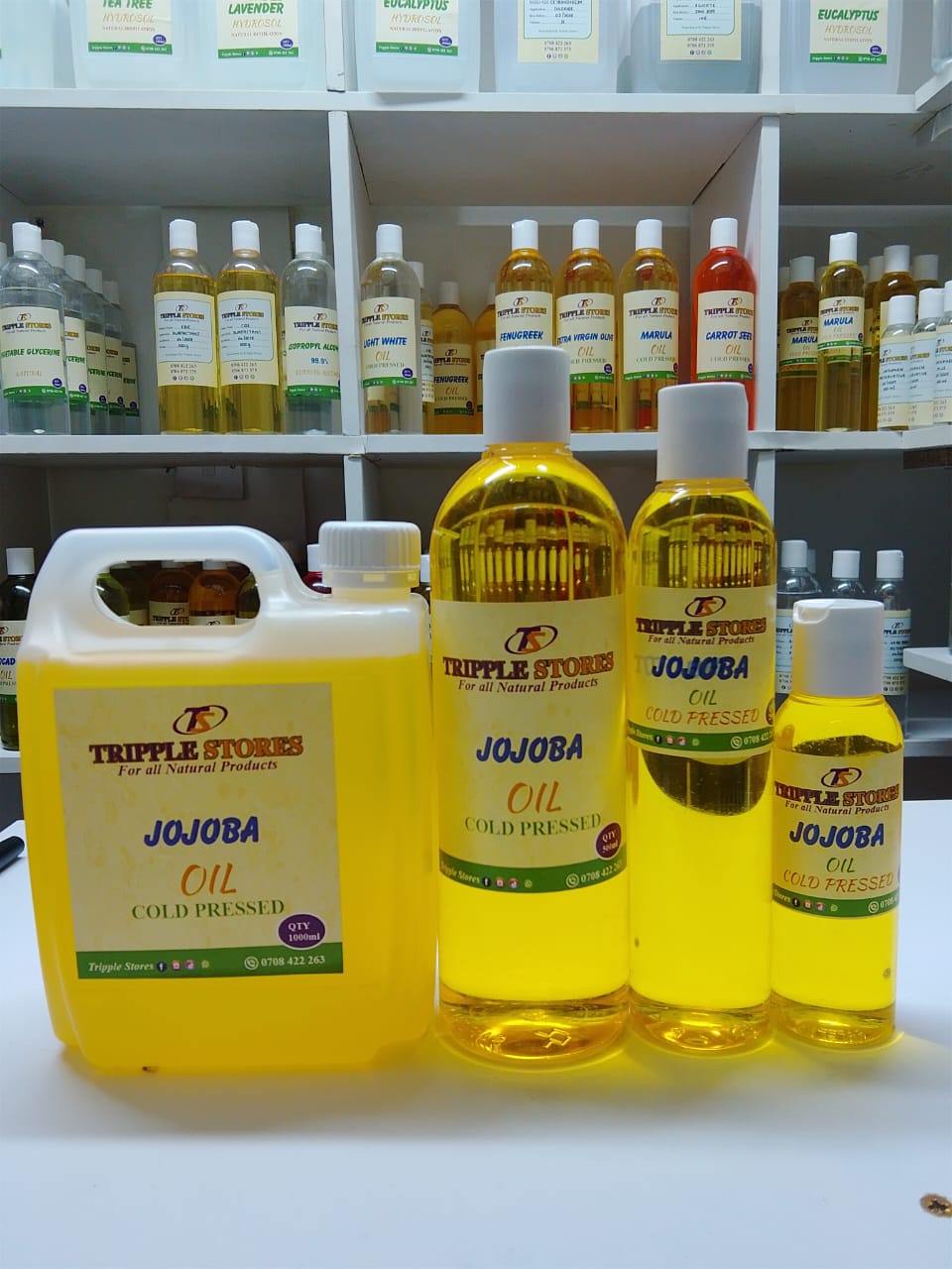 Jojoba Oil – 100% Pure & Natural Balancing Oil for Skin, Hair & Industrial Use