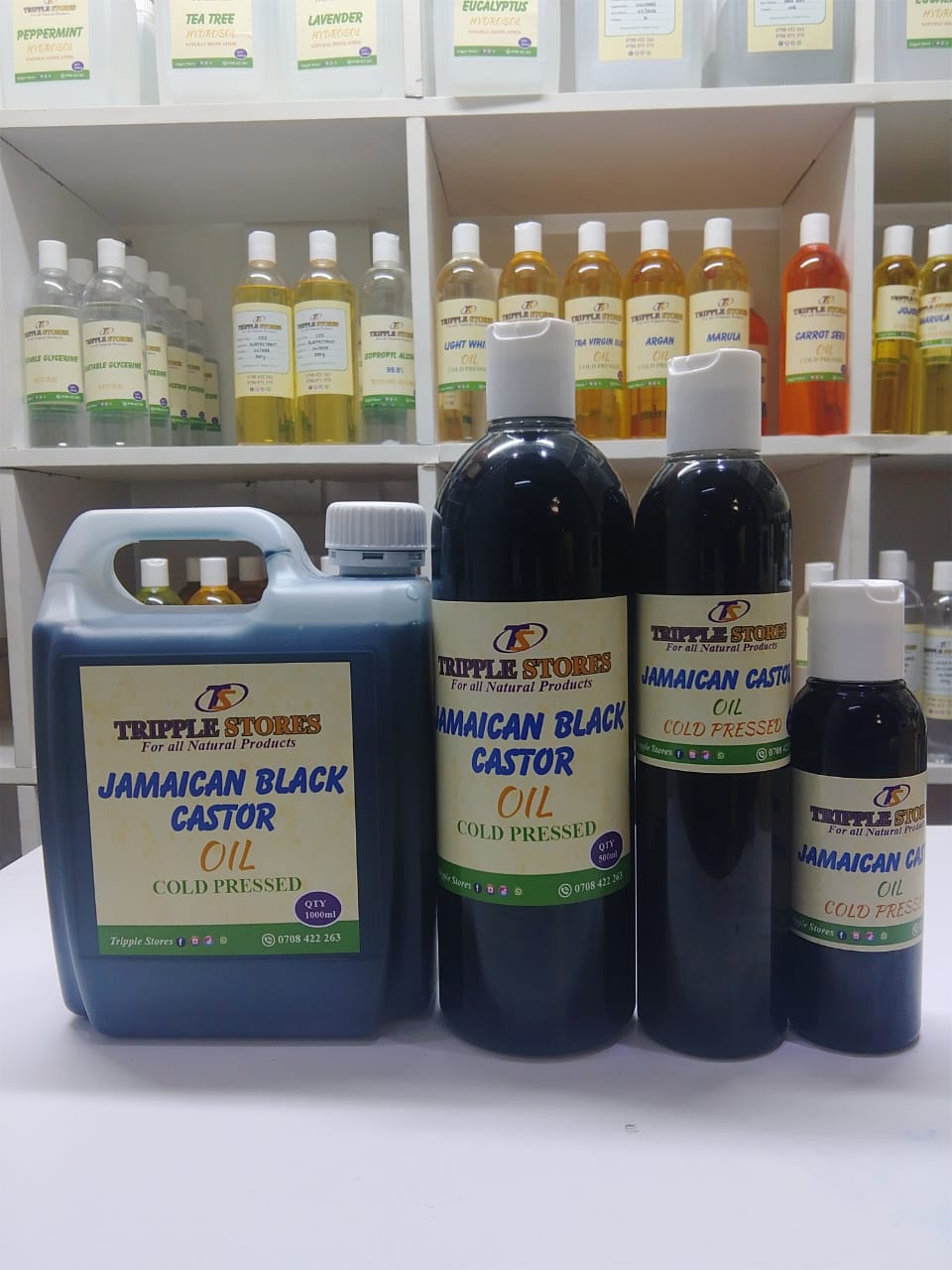 Jamaican Black Castor Oil – 100% Pure & Natural Oil for Hair Growth, Skin & Industrial Use